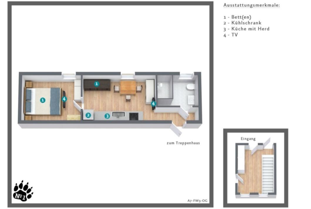 Numero1-Pension Und Cafe Rubeland Ngoại thất bức ảnh